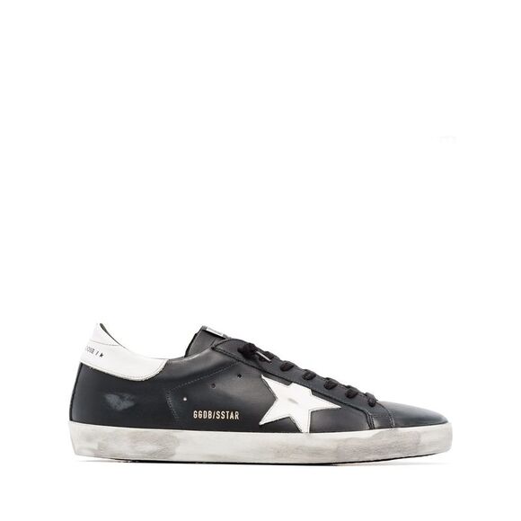 Golden Goose Men Super-Star Leather Sneakers